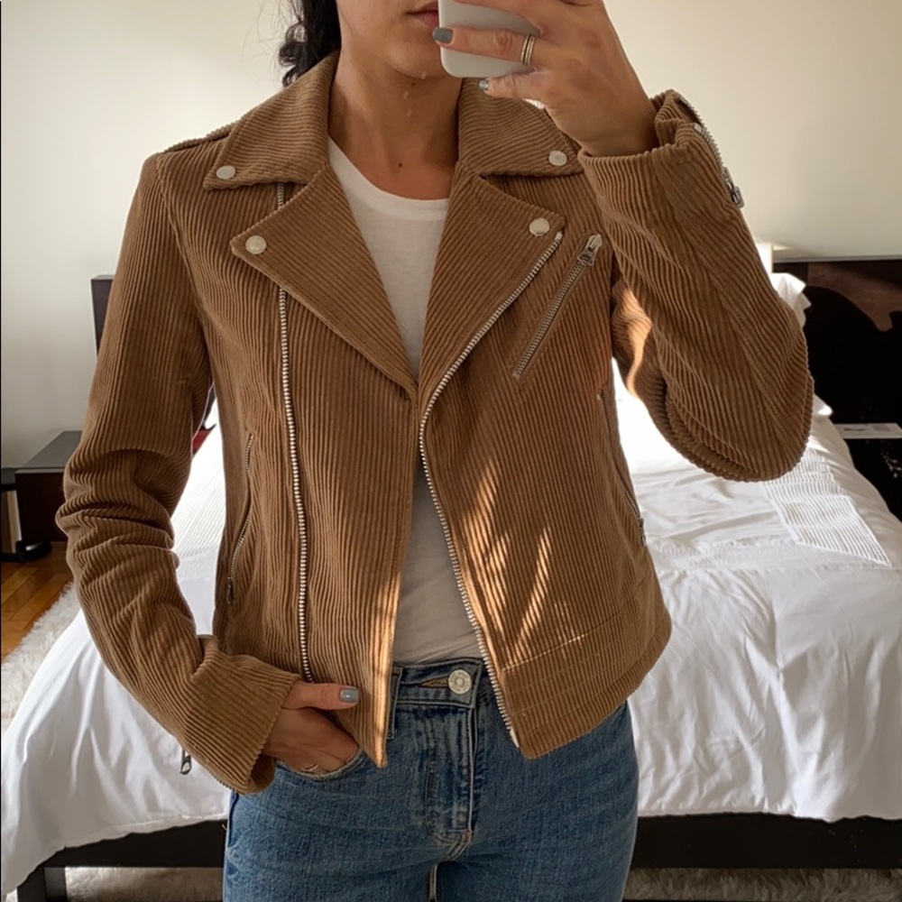 Rag and Bone corduroy motorcycle jacket